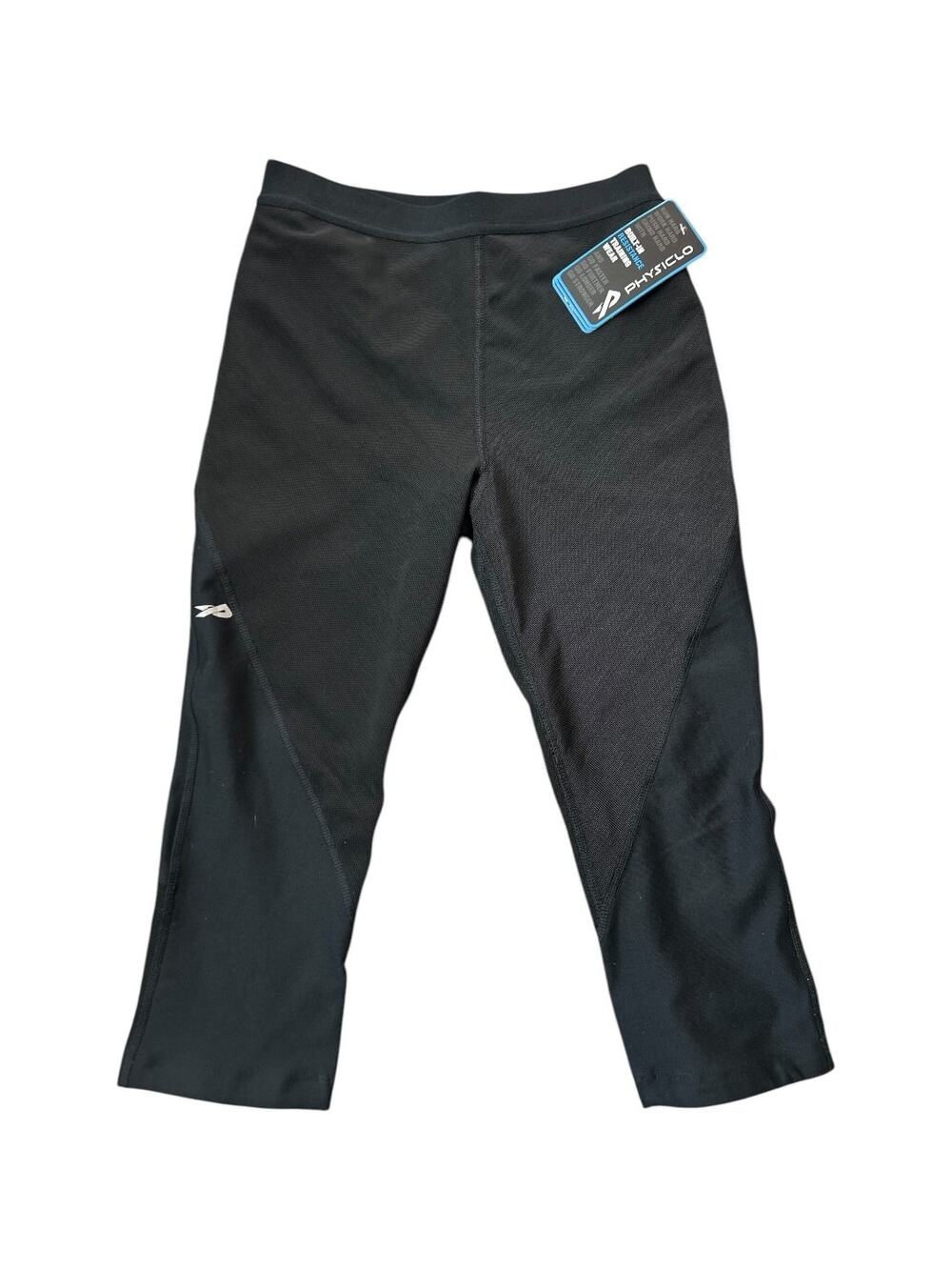 NWT $110 Physiclo Pro Resistance Capris for Women - Black Size XS